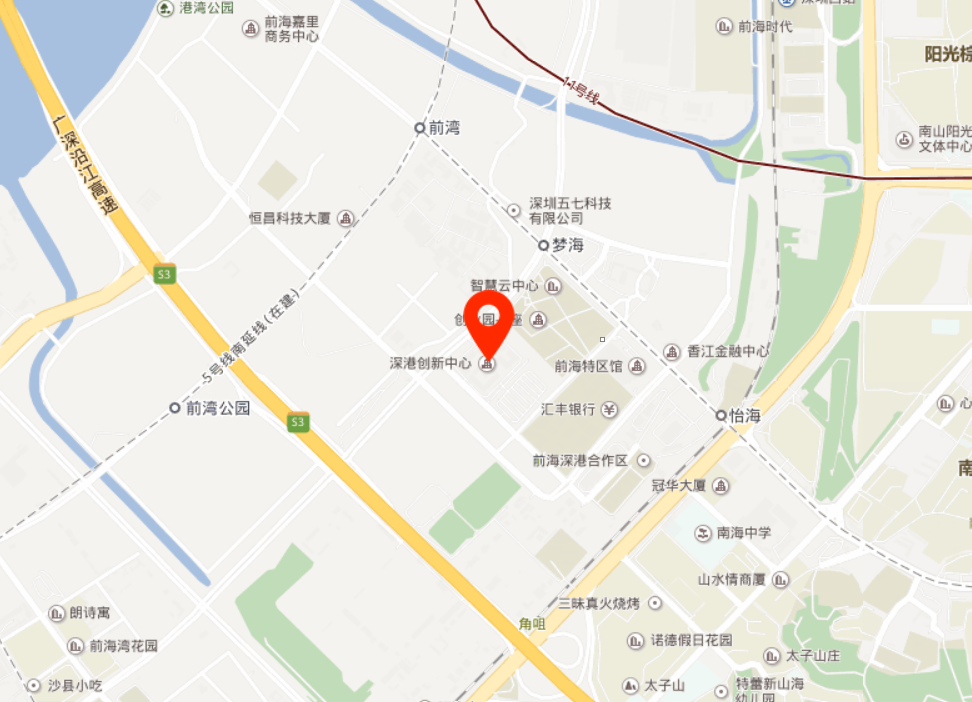 前海深港创新中心地图位置